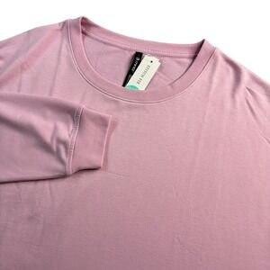 MPG Womens Sweatshirt Pink Size XL Long Sleeve Serene Crew Neck Relaxed Pullover